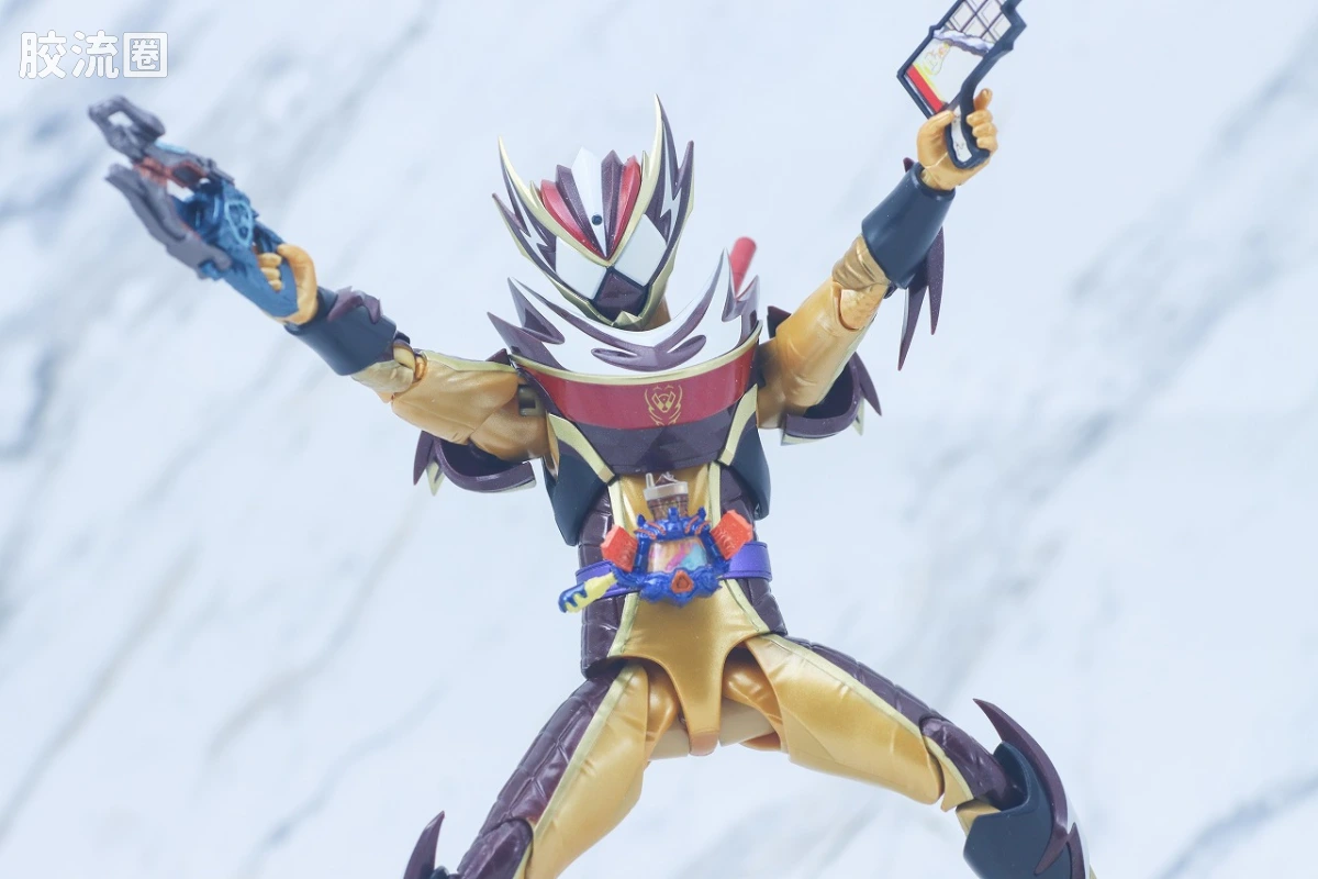 SHF 假面骑士限定版 假面骑士Valen/瓦伦 冰沙特装＆“松脆”效果配件套装 - 图片